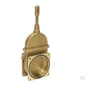 Skydeventil 6" flange flange art 0074
