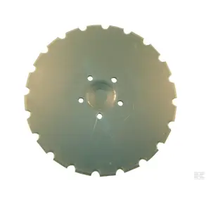 Tallerken Ø410 mm uden navhul, tykkelse 5 mm, flad passende til Väderstad Rapid