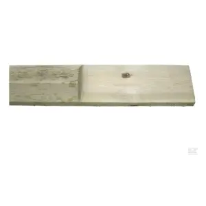 Lægte 1/2 skåret lask Ø10 x 300 cm