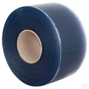 PVC-bændel gardin, 300 x 3 mm, 50 m, gennemsigtig