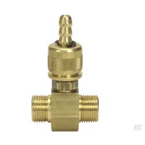 Kemikalie injektor med justerbar dosering. Slangestuds lysning 2,3mm. Flow=14-21 l/min.
