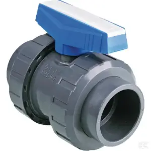 Kuglehane PVC til lim 63 x 63 mm