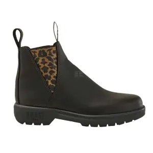 Rossi Endura 343 støvle mørkebrun leopard dame