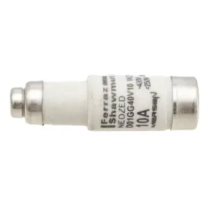 Sikring 400V 10A Længde 36mm