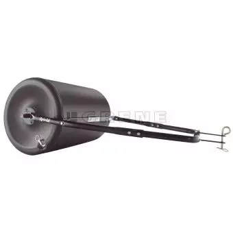 Skub/efterhængt tromle plast 60 cm Ø46 cm bredde 60 cm 90 ltr Agri-Fab